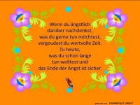 Wenn du aengstlich
