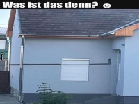 Rtsel der mysterisen Regenrinne!