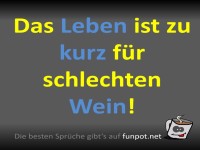 Wein lieber gut als nie!