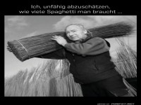 Spaghetti-Vorrat für die Apokalypse