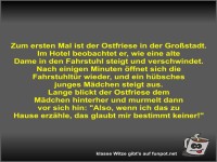 Zum ersten Mal ist der Ostfriese in der Gro�stadt