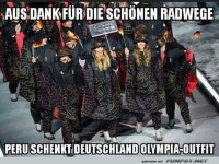 Radweg-Dank mit stilvollem Olympia-Outfit!