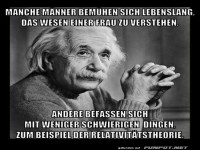 Die R�tsel der Frauen und Relativit�t