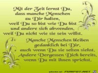 Mit der Zeit lernst Du