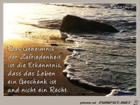 Das Geheimnis der Zufriedenheit...