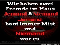 jemand und niemand