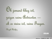 ob jemand klug ist