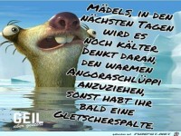 M�del's , denkt dran 