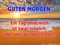 GUTEN MORGEN ein Tag