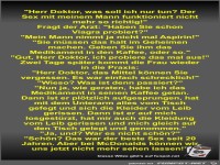 Herr Doktor, was soll ich nur tun?