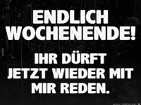 Endlich Wochenende