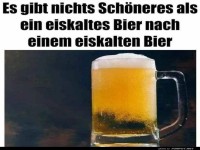 Nichts Schöneres als ein eiskaltes Bier