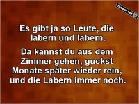 Menschen, die nie aufh�ren zu reden