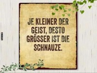 Humorvoller Spruch ber Intelligenz und Reden