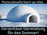 Lustige Ferienhaus-Idee f�r den Sommer