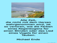 alle zeit, die nicht mit dem herzen