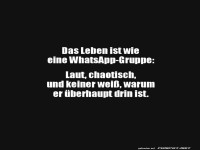 Leben als WhatsApp-Gruppe