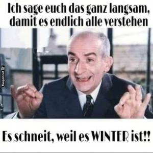 fun-Bild: Klartext im Winter-Wunderland