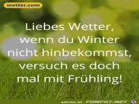 Liebes Wetter