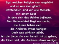 Egal welcher Religion