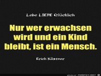 nur wer erwachsen wird