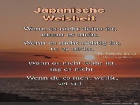 Japanische Weisheit