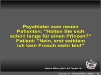Psychiater zum neuen Patienten