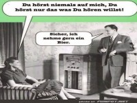 Du h�rst nie auf mich