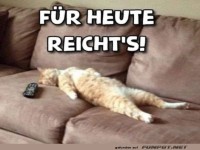 F�r heute reichts