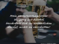 Verantwortungsbewusster Umgang mit Alkohol