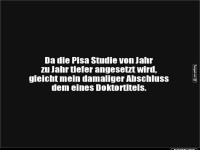Akademischer Aufstieg mit Pisa!