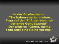In der Stra�enbahn