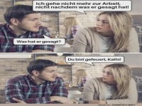 Kathi und das unerwartete Meeting-Ende