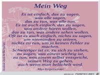 Mein Weg