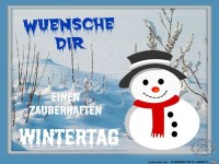 Zauberhaften Wintertag