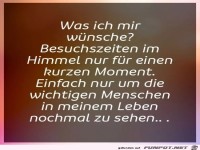 was ich mir w�nsche...