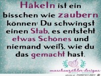 haekeln ist ein bisschen wie zaubern koennen