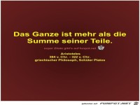 Das Ganze ist mehr als die
Summe seiner Teile