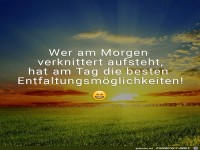Wer am Morgen verknittert aufsteht