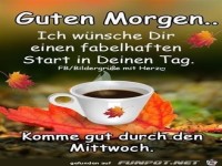 Guten Morgen am Mittwoch
