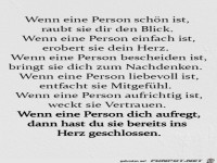 Wenn eine Person