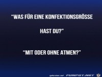 Konfektionsgröße
