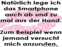 Das Smartphone aus der Hand legen