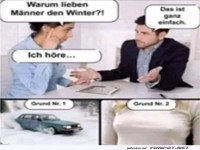 M�nner lieben den Winter