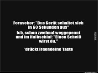 Fernseher schaltet sich bald aus