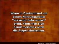 Vorsicht: Deutsche Schrfe im Anmarsch!