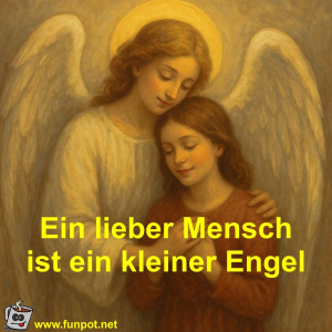 Ein-lieber-Mensch-ist-ein-kleiner-Engel.png von Fossy
