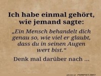 Wie du behandelt wirst