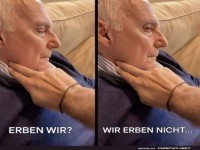 Schnurrbart-Vorsorgeberatung: Erben oder nicht?