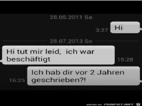 Ich schaue nicht so oft auf Handy